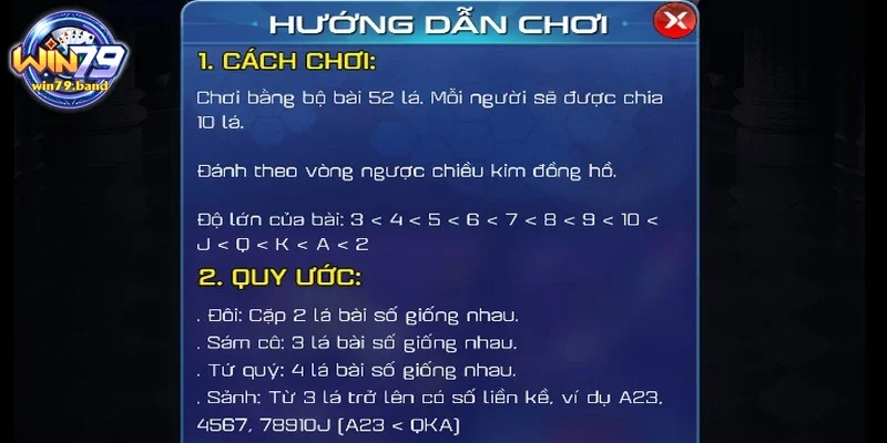 Những bộ bài thường xuyên xuất hiện trong game