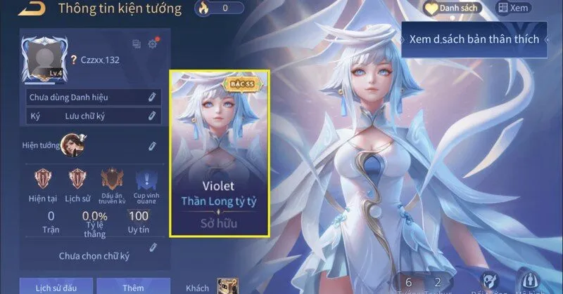 Nhận acc Liên Quân miễn phí để được trải nghiệm full tướng