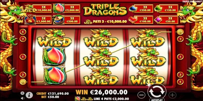 Những lưu ý giúp người chơi Triple Dragons Slot trở nên bất bại
