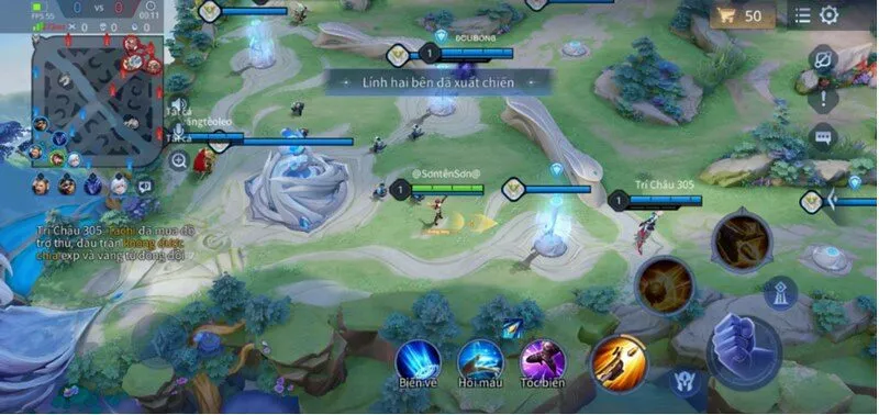 Hack liên quân bất tử giúp sức mạnh nhân vật tăng 200%