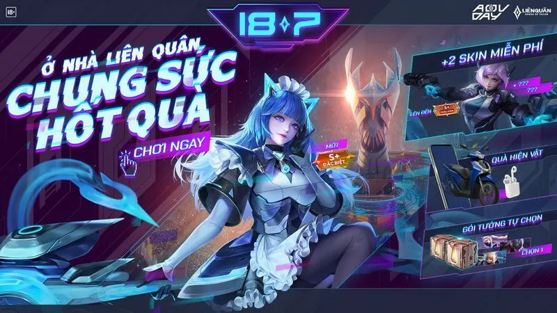 Sự kiện liên quân tết người chơi sẽ nhận về nhiều phần quà có giá trị